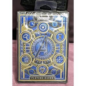 Theory 11 Marvel Avengers Blue Edition Playing Cards ~ Infinity Saga ~ Unopened